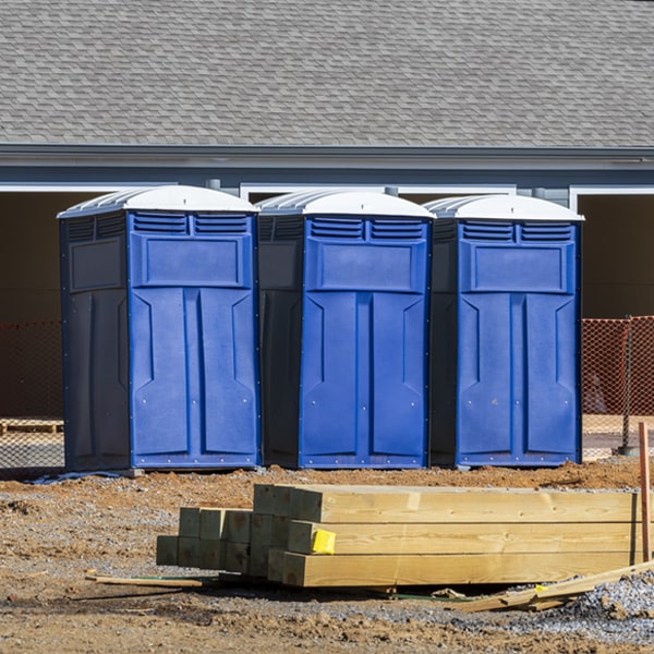 is there a specific order in which to place multiple porta potties in St Jacob Illinois
